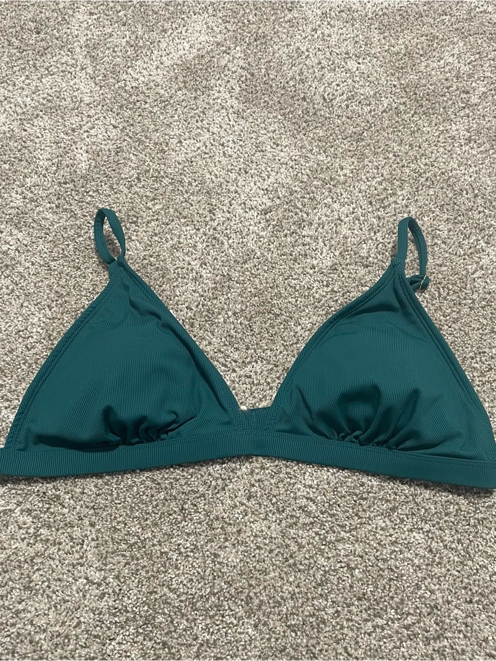 Shade & Shore Green Triangle Bikini Top Women’s XL